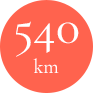 540km